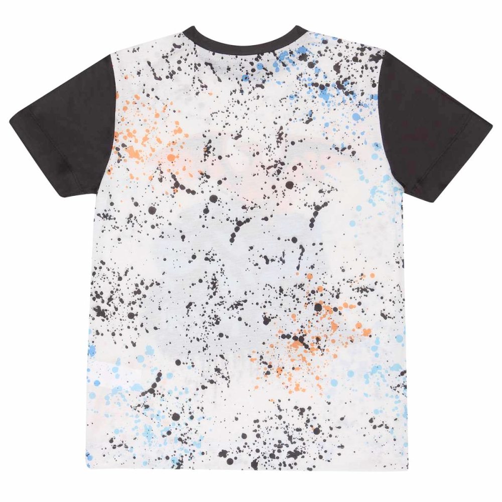 Pokémon - Go Big Kinder T-Shirt - Weiß/Schwarz